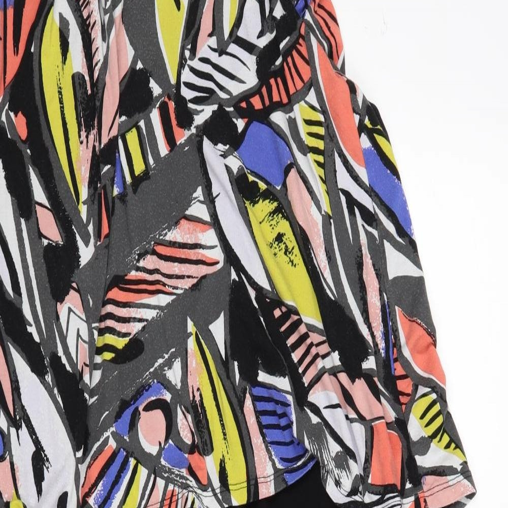 Preworn Womens Multicoloured Geometric  Tank Dress  Size 20