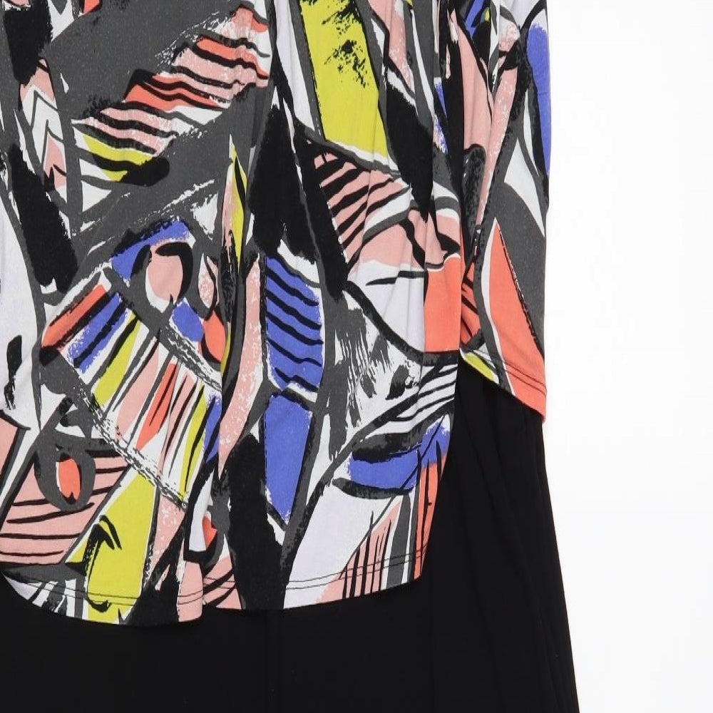 Preworn Womens Multicoloured Geometric  Tank Dress  Size 20