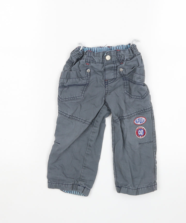 fixoni Boys Grey Capri Jeans Size 12 Months