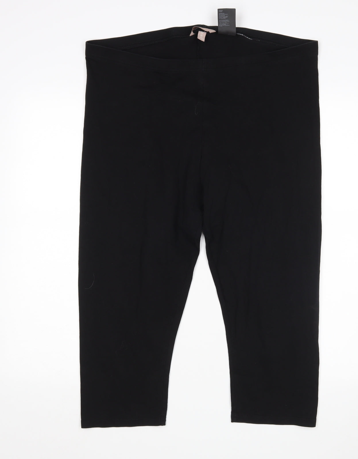 H&M Womens Black   Pedal Pusher Leggings Size 2XL L20 in