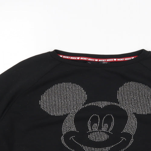 Primark Girls Black   Pullover Sweatshirt Size 10-11 Years  - Disney