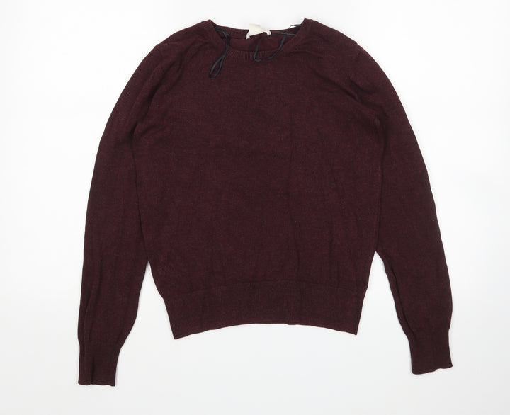 H&M Womens Red   Pullover Jumper Size XS