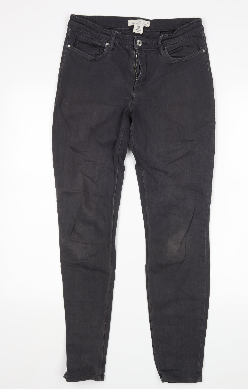 H&M Womens Black   Skinny Jeans Size 10 L29 in