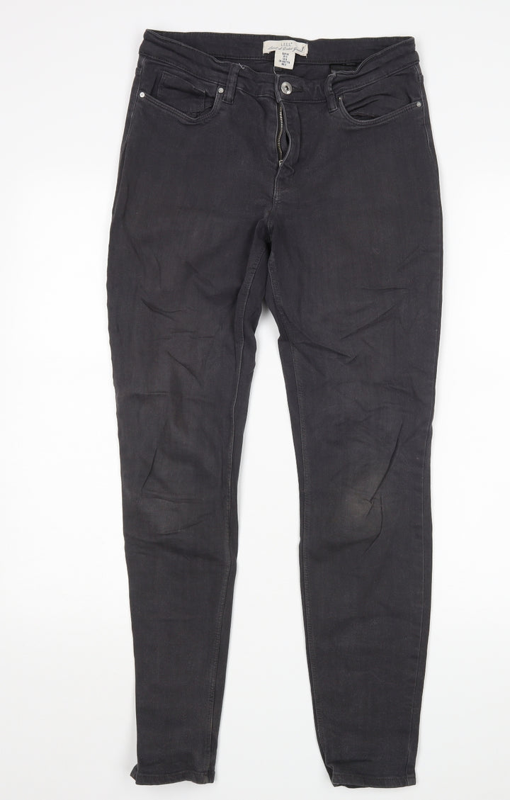 H&M Womens Black   Skinny Jeans Size 10 L29 in