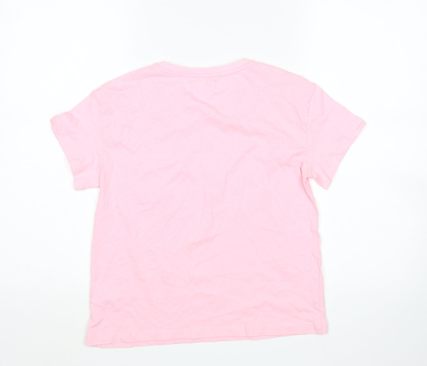 Lily&Dan Girls Pink   Basic T-Shirt Size 11-12 Years