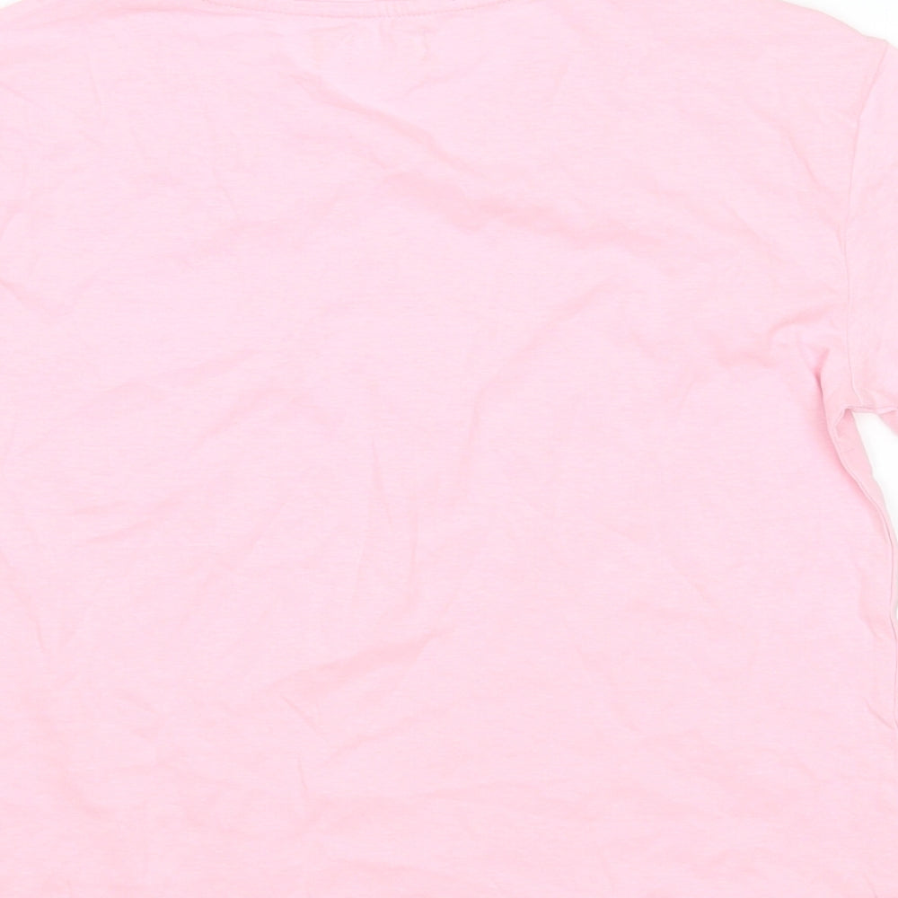 Lily&Dan Girls Pink   Basic T-Shirt Size 11-12 Years