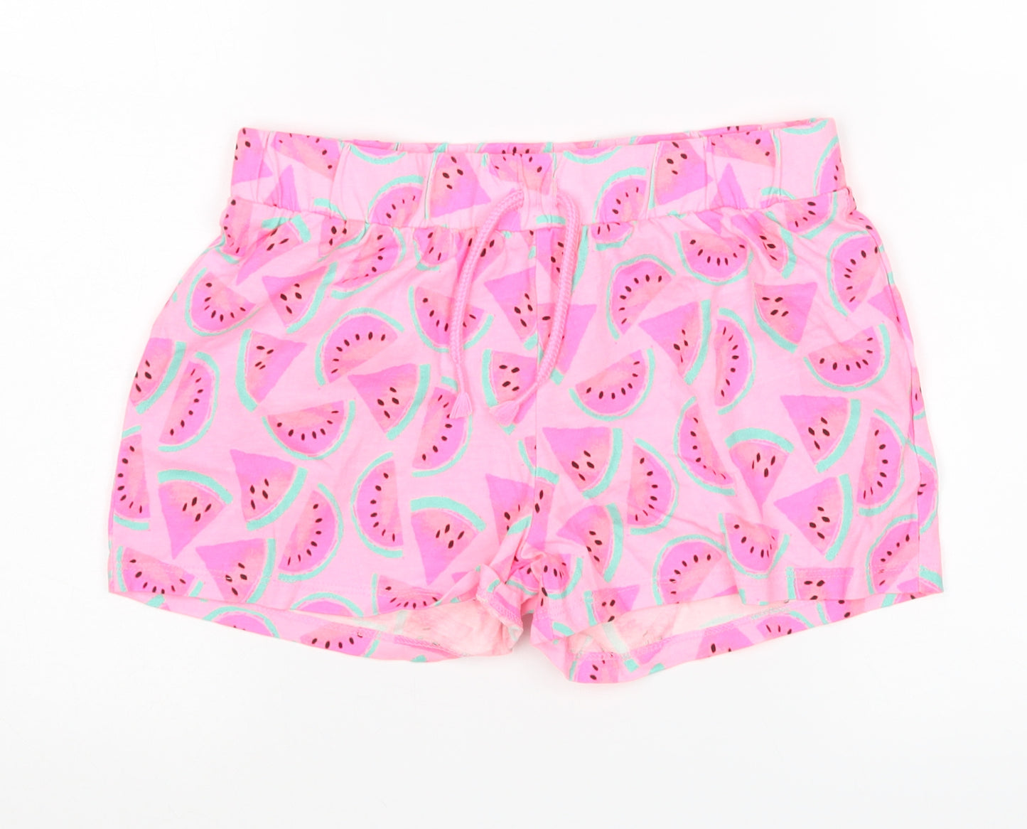 F&F Girls Pink   Sweat Shorts Size 10-11 Years