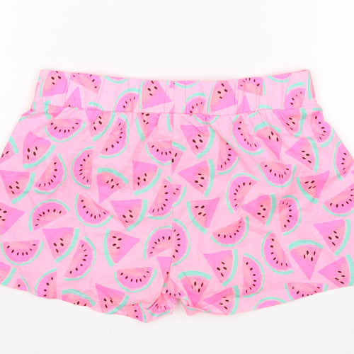 F&F Girls Pink   Sweat Shorts Size 10-11 Years