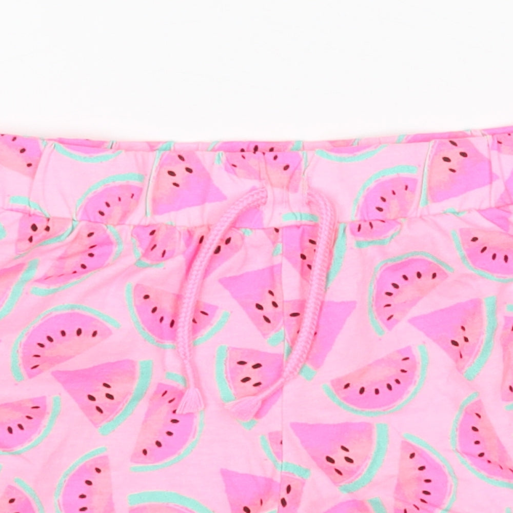 F&F Girls Pink   Sweat Shorts Size 10-11 Years
