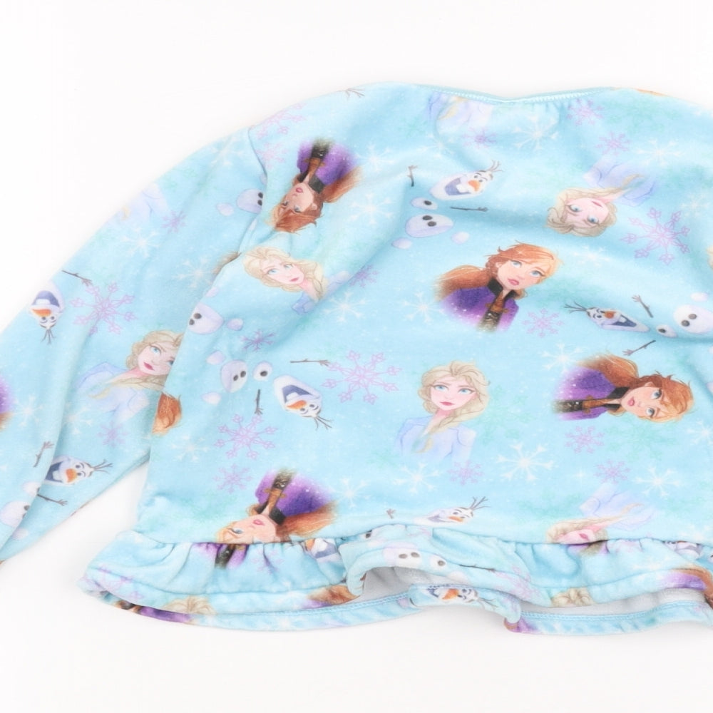 Matalan Girls Blue   Pullover Jumper Size 5 Years  - Disney