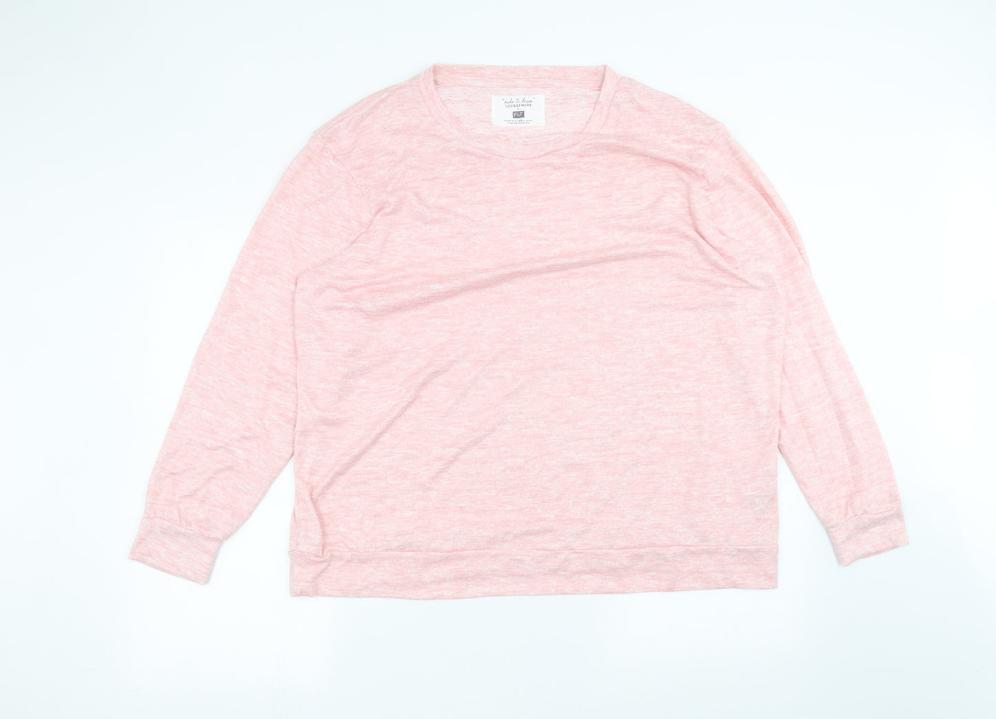 F&F Womens Pink   Basic T-Shirt Size XL