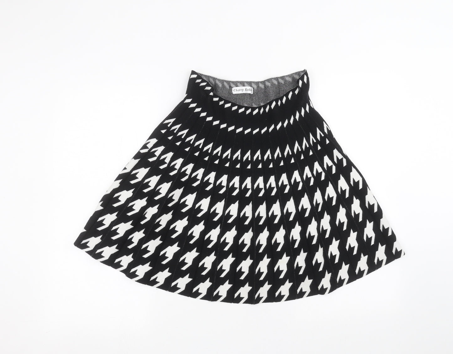 cherry kok Womens Black   A-Line Skirt Size M