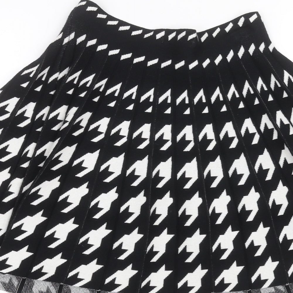 cherry kok Womens Black   A-Line Skirt Size M