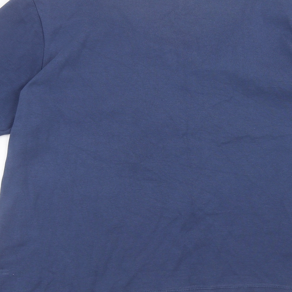 Preworn Womens Blue   Basic T-Shirt Size 18