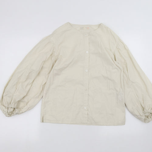 Zara Girls Brown   Basic Button-Up Size 13-14 Years