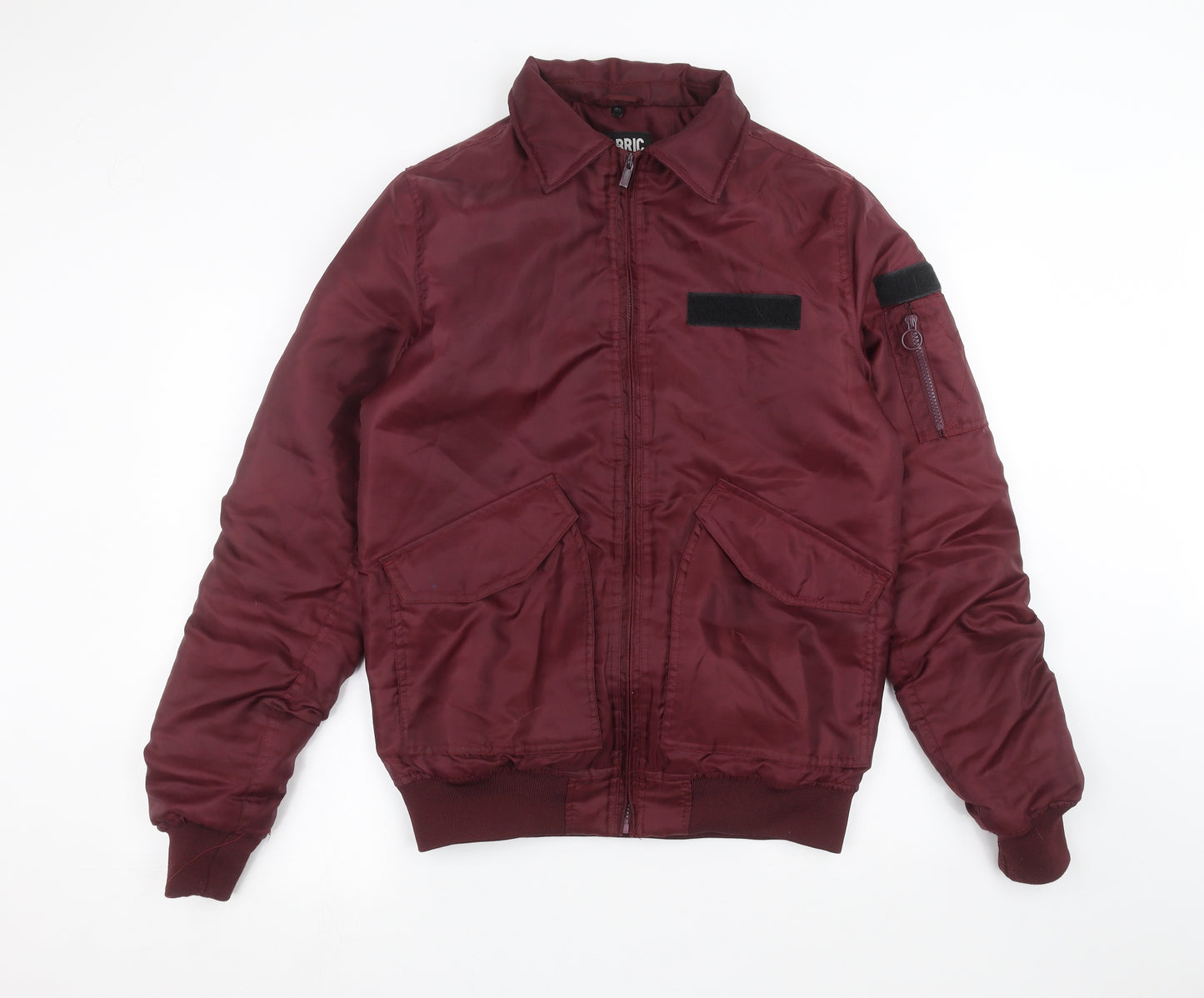 Fabric Womens Red   Jacket  Size S