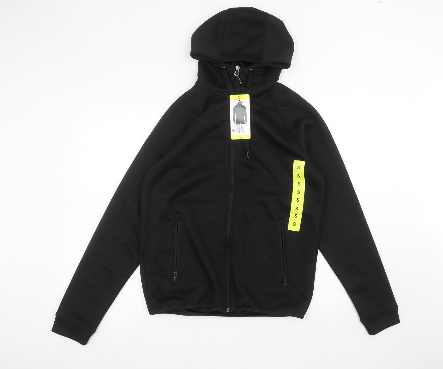 32 Heat  Mens Black   Full Zip Hoodie Size S