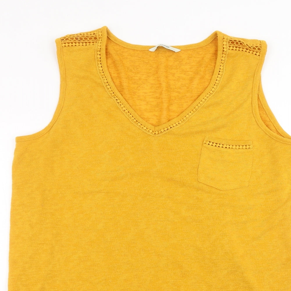 George Womens Orange   Basic T-Shirt Size 16