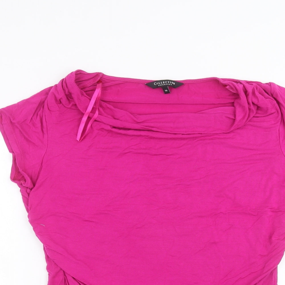 Debinhams Womens Pink   Basic T-Shirt Size 16
