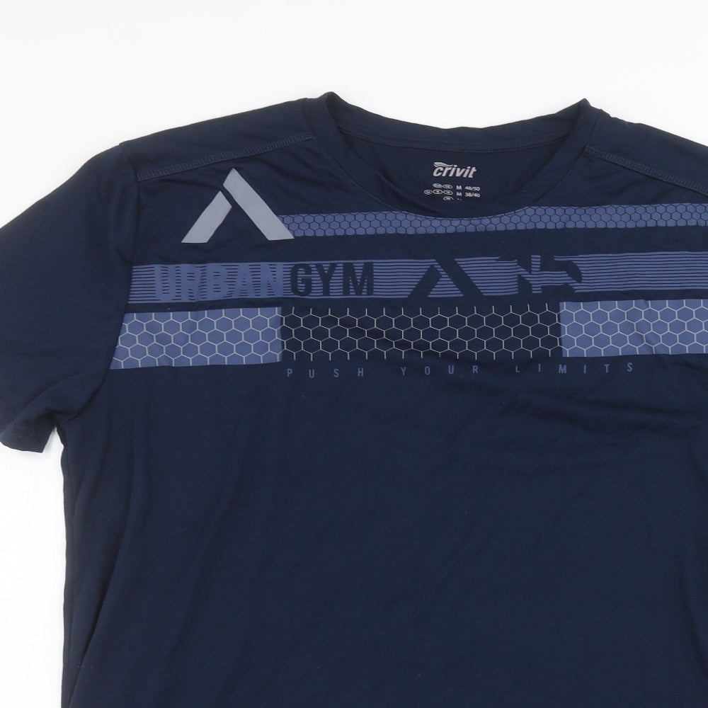Crivit Mens Blue    T-Shirt Size M