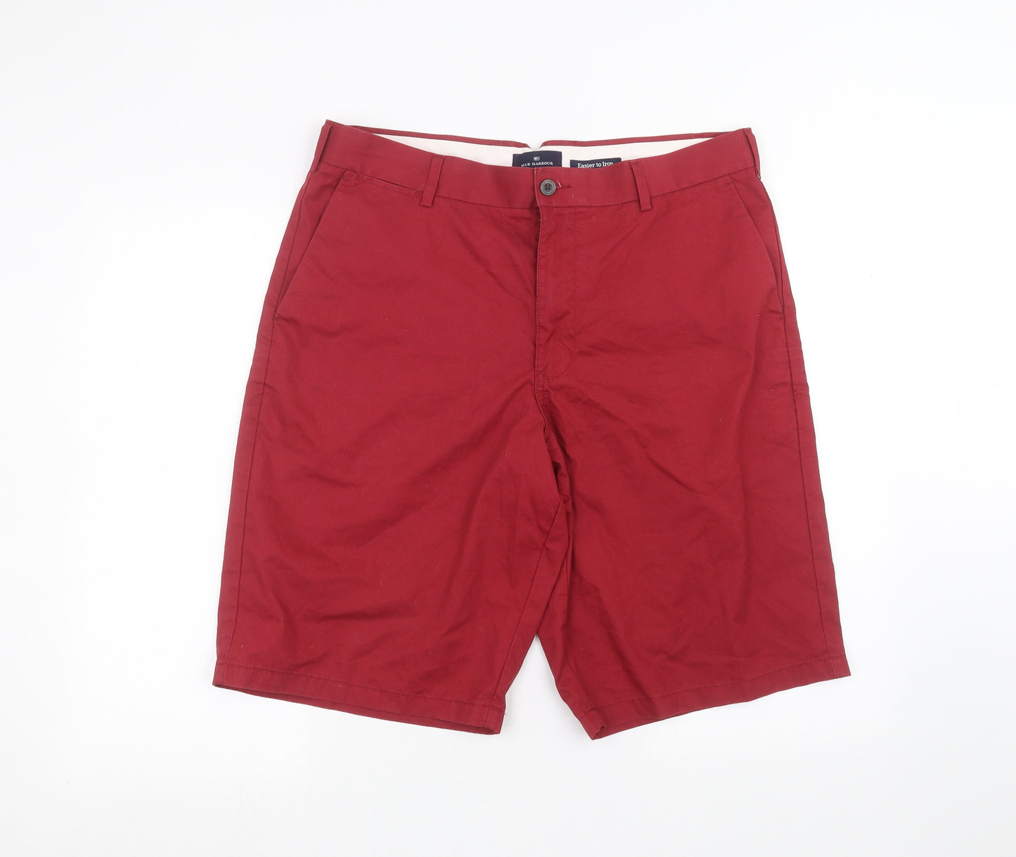 Marks and Spencer Mens Red   Chino Shorts Size 36 in