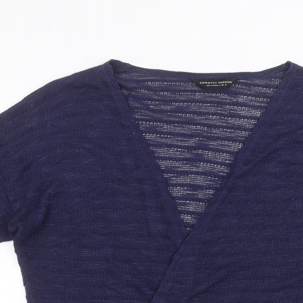 Dorothy Perkins Womens Blue   Cardigan Jumper Size S
