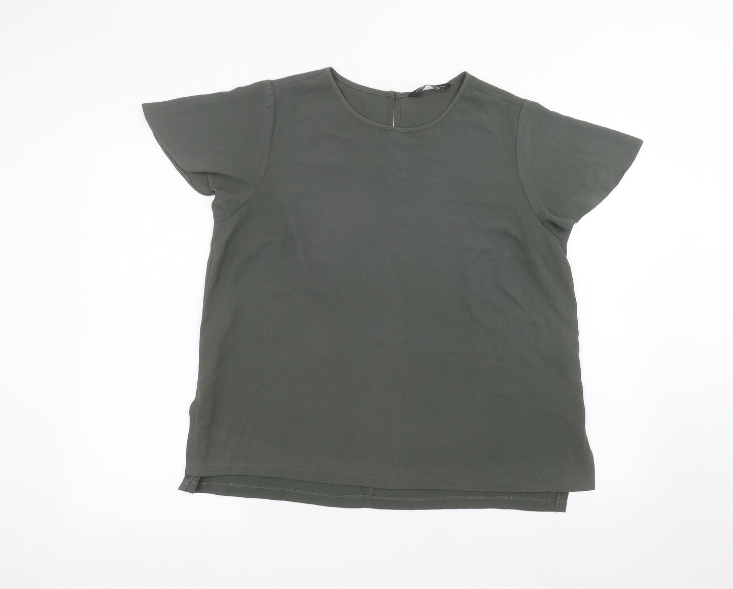 Dorothy Perkins Womens Green   Basic T-Shirt Size 16