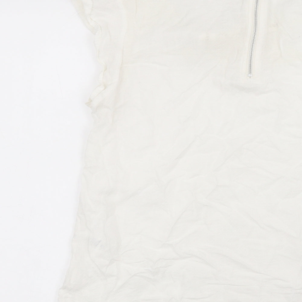 George Womens White   Basic T-Shirt Size 12