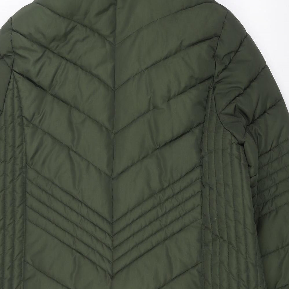 Evans Womens Green   Parka Coat Size 20