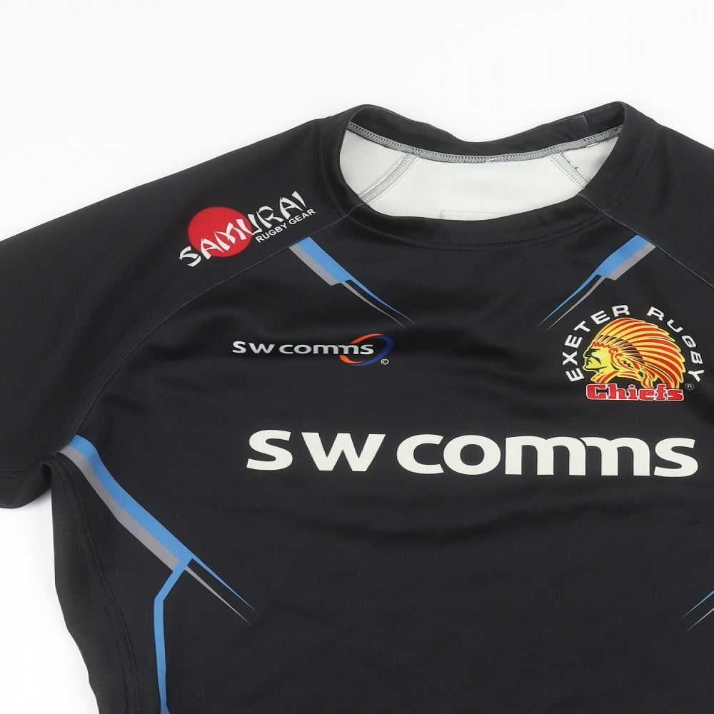 Exeter rugby Mens Black    T-Shirt Size 4XL  - Chiefs