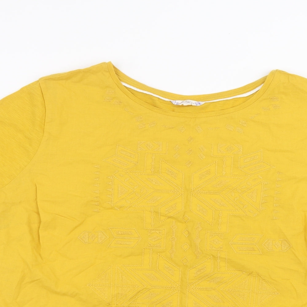 Falmer Heritage Womens Yellow   Basic T-Shirt Size 18