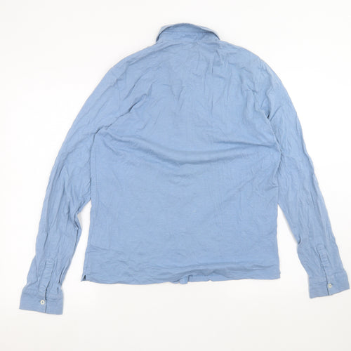 Reiss Mens Blue    Dress Shirt Size L