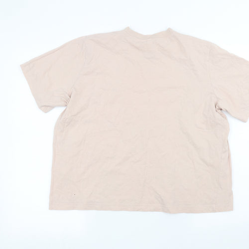 H&M Womens Pink   Basic T-Shirt Size L