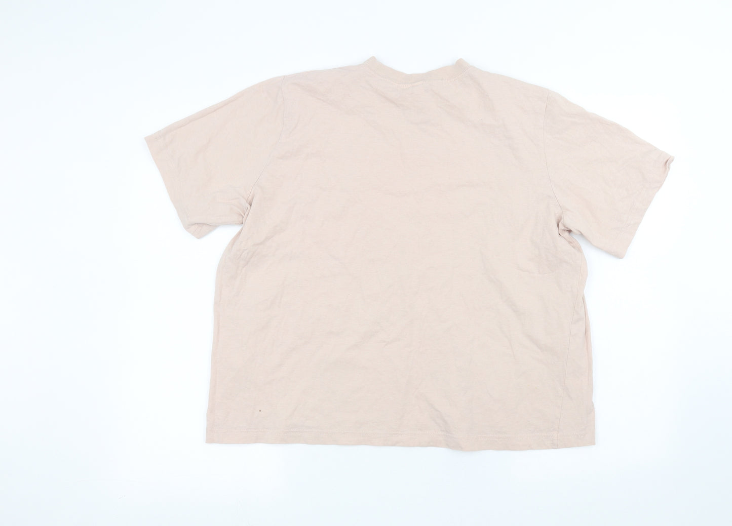 H&M Womens Pink   Basic T-Shirt Size L