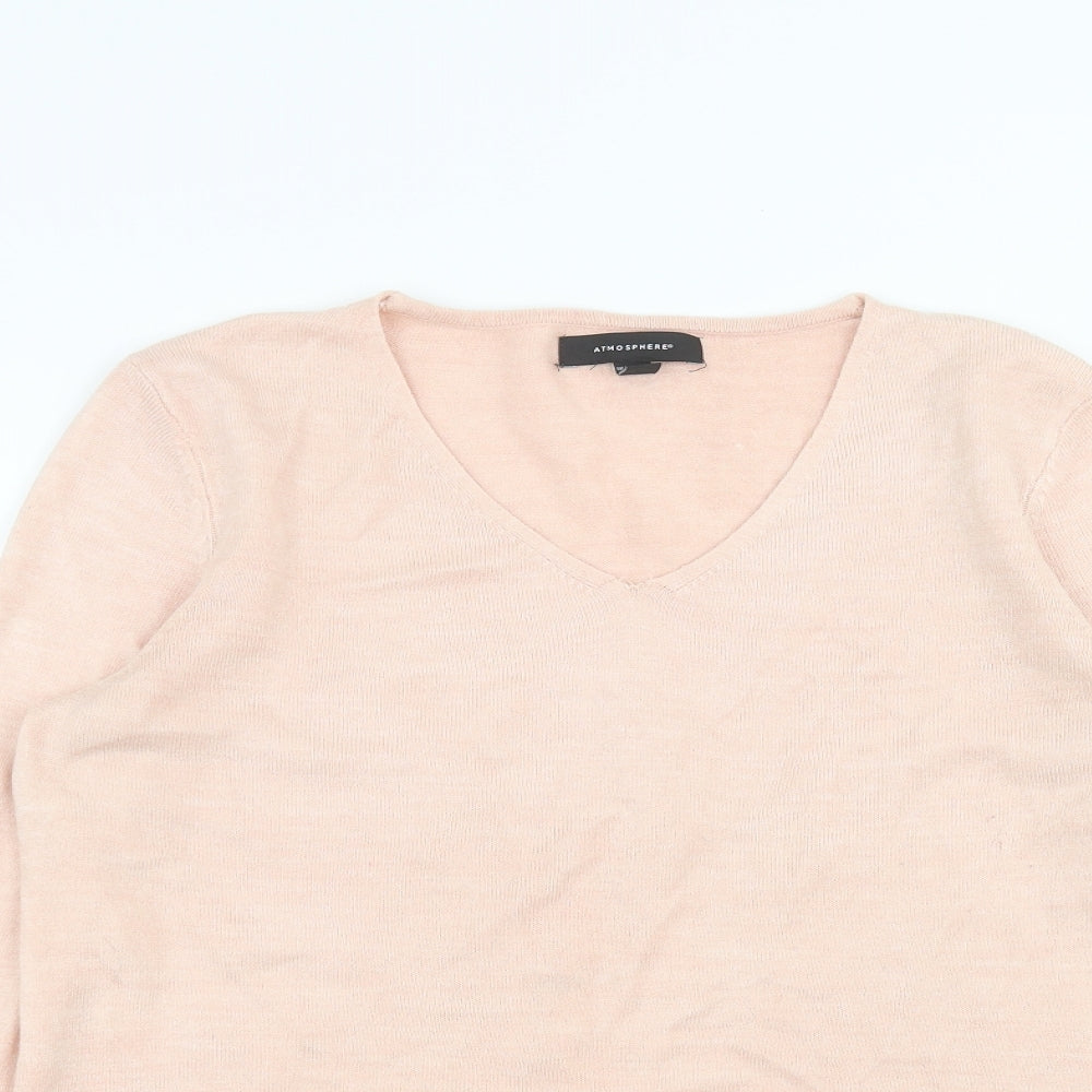 Atmosphere Womens Pink   Basic T-Shirt Size 12