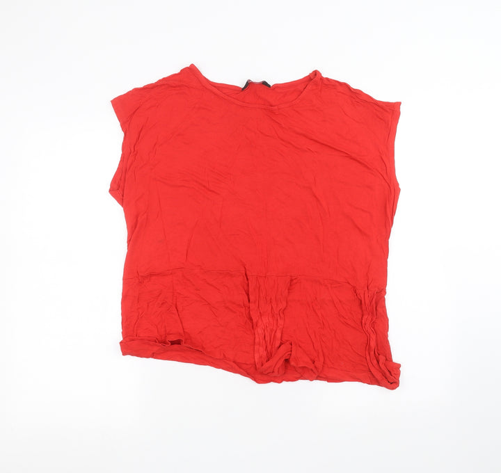 Dorothy Perkins Womens Red   Basic T-Shirt Size 18