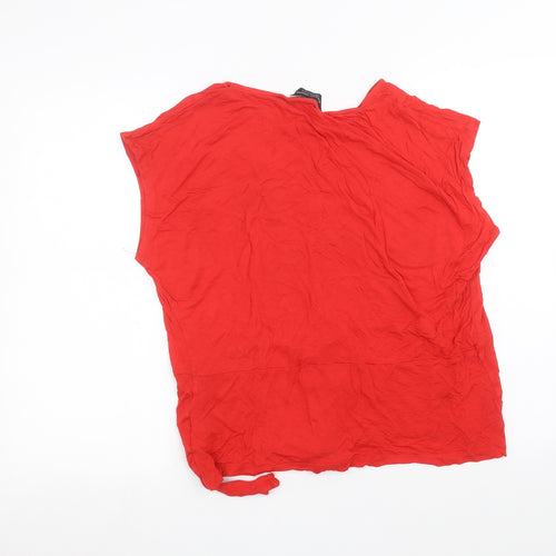 Dorothy Perkins Womens Red   Basic T-Shirt Size 18