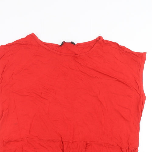 Dorothy Perkins Womens Red   Basic T-Shirt Size 18