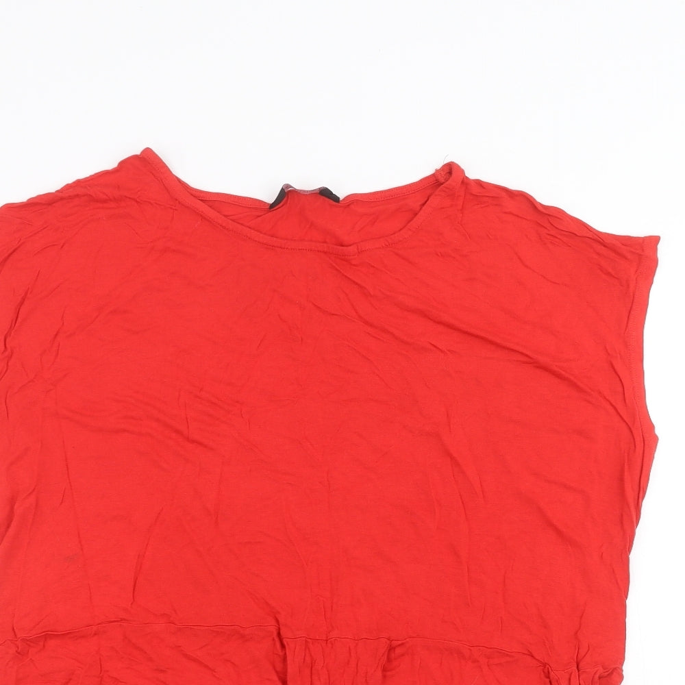 Dorothy Perkins Womens Red   Basic T-Shirt Size 18
