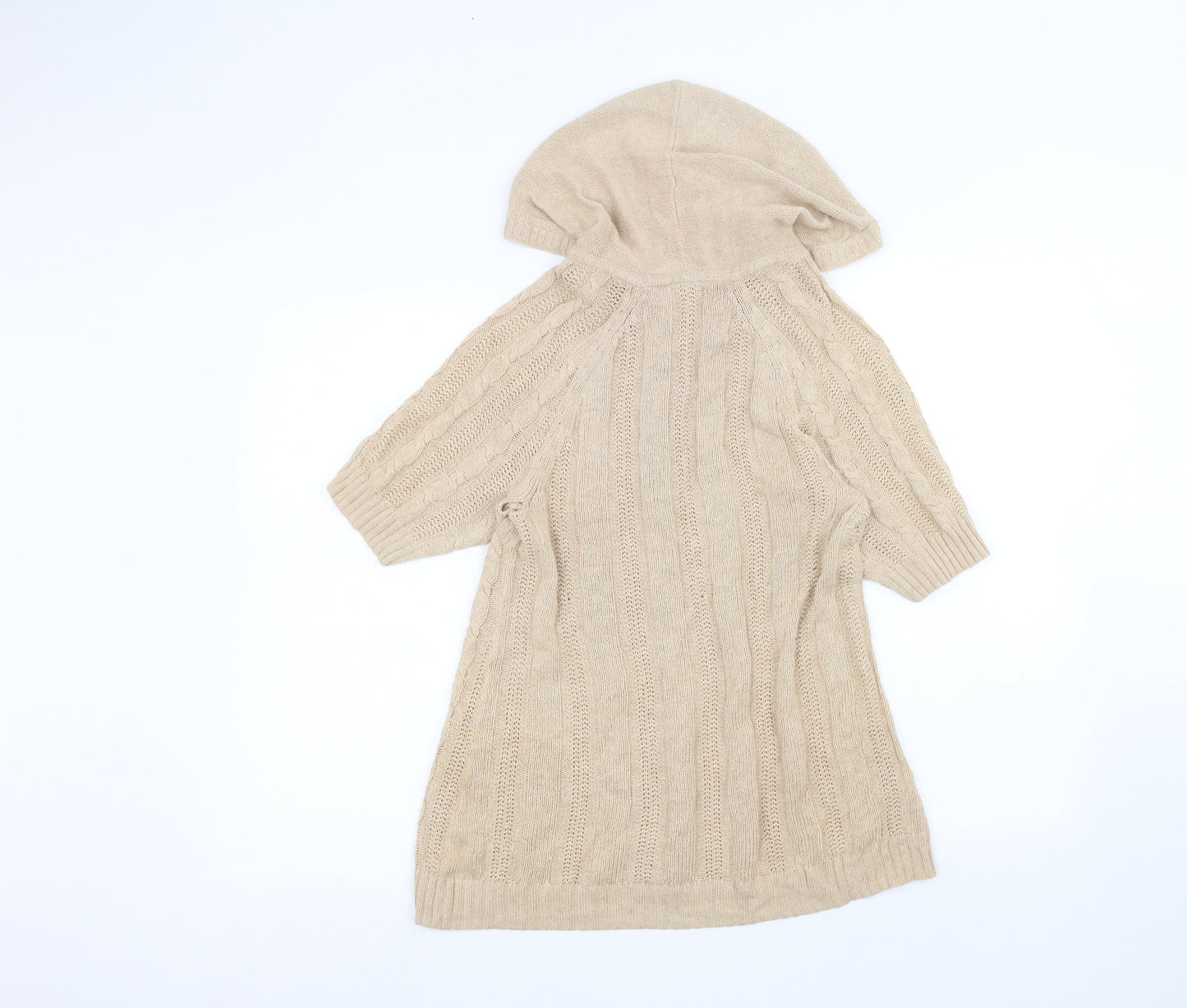 Preworn Womens Brown   Cardigan Hoodie Size L
