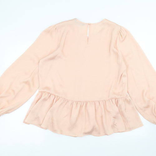 F&F Womens Pink   Basic Blouse Size 14