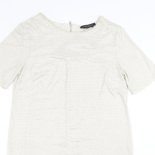 Dorothy Perkins Womens White   Basic T-Shirt Size 12