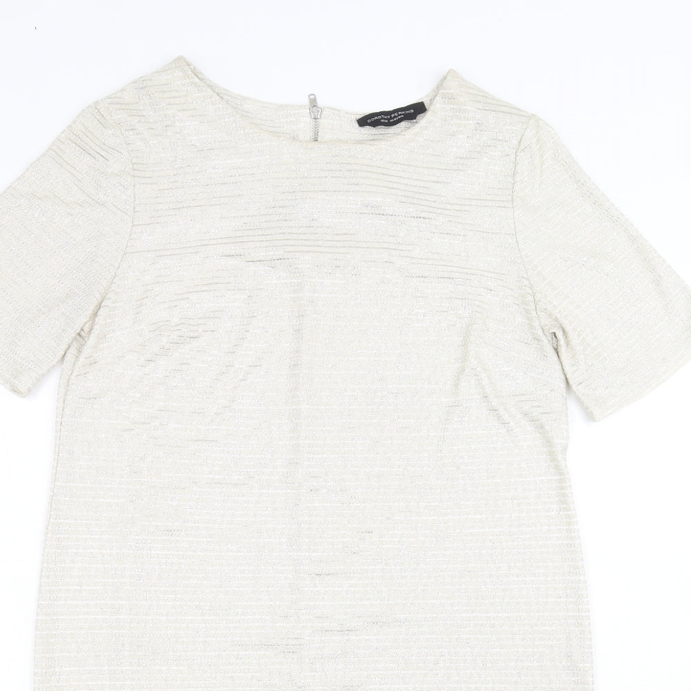 Dorothy Perkins Womens White   Basic T-Shirt Size 12