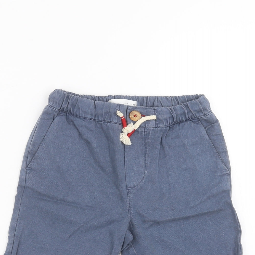Zara Boys Blue   Chino Shorts Size 8 Years