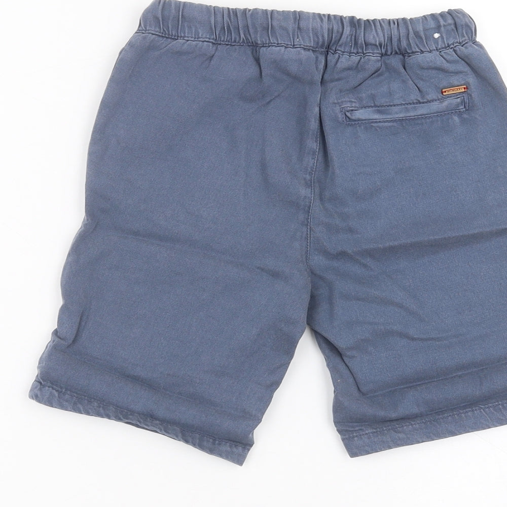 Zara Boys Blue   Chino Shorts Size 8 Years