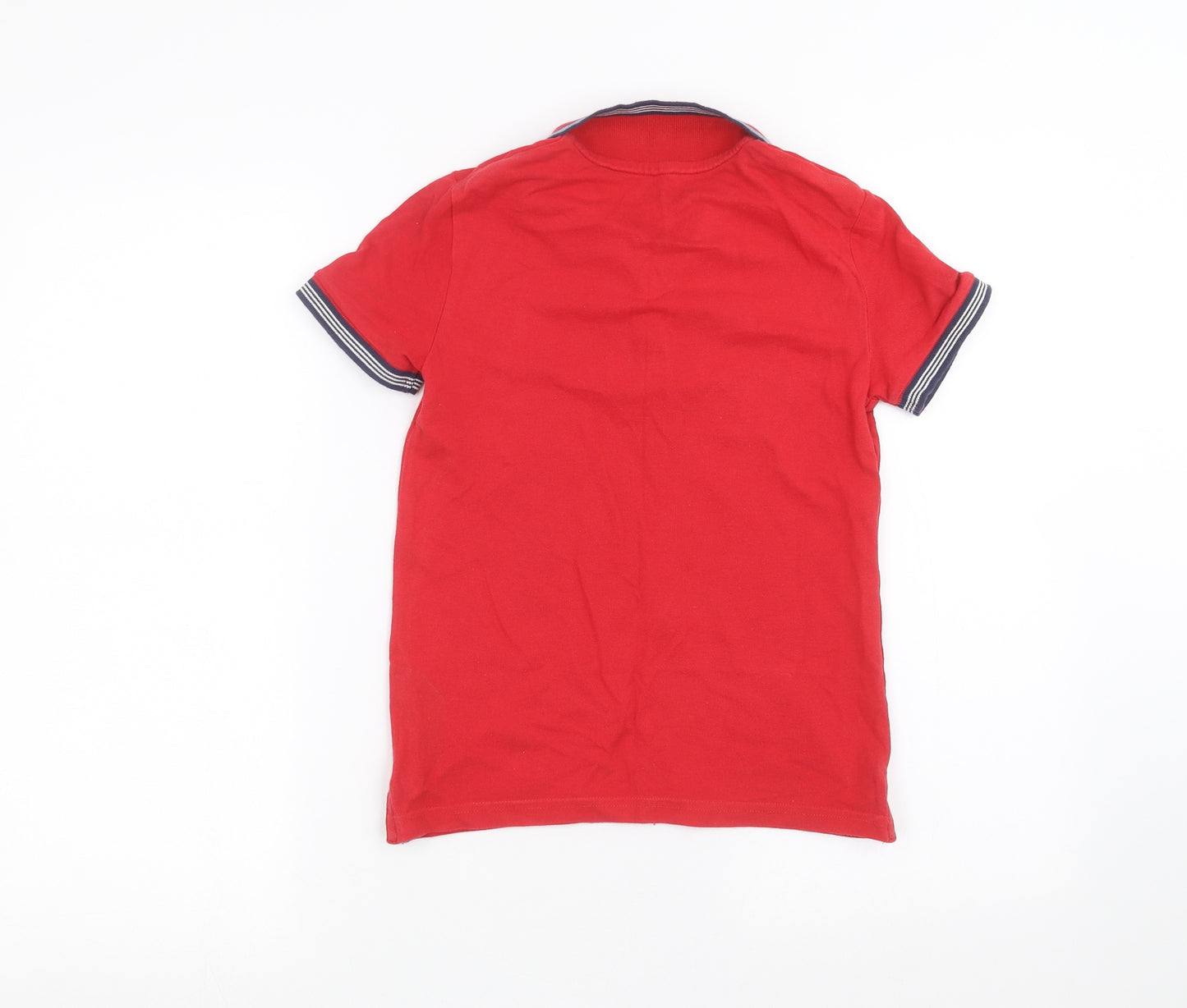 Blue Zoo Boys Red   Basic Polo Size 7-8 Years