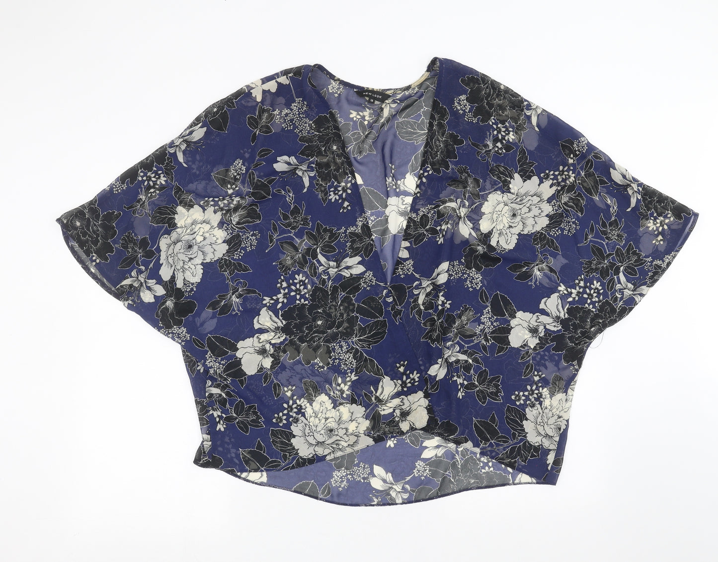 New Look Womens Blue   Cardigan Jumper Size 12