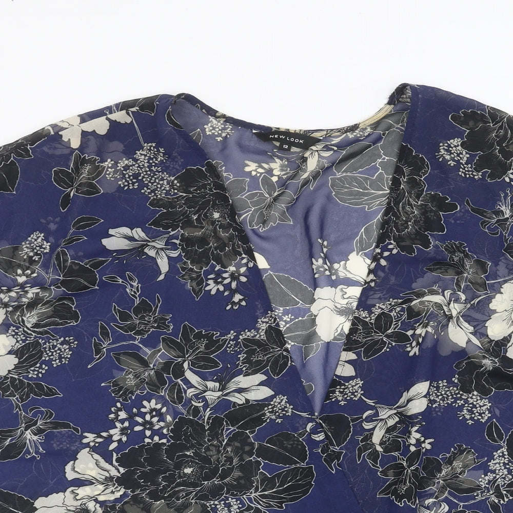 New Look Womens Blue   Cardigan Jumper Size 12