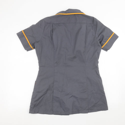 Dimensions Womens Grey   Basic Blouse Size 10