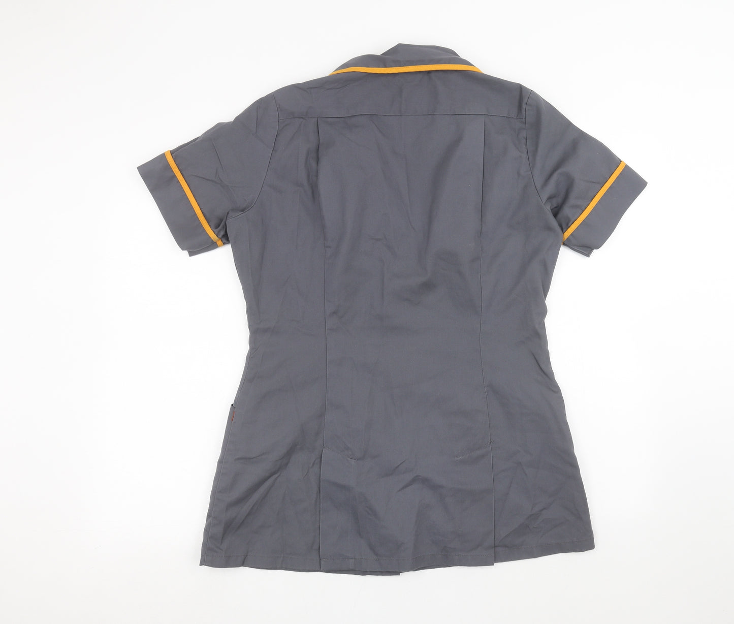 Dimensions Womens Grey   Basic Blouse Size 10